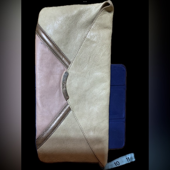 Chloé Chloe Leather Envelope Clutch Bag Purse - Picture 3 of 9